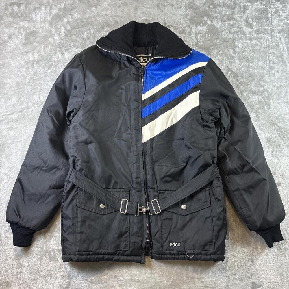 90s Edco Racing Snow Winter Snowmobile Ski Snowboard Jacket Coat Mens Small